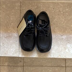Deer Stags Boys Black Oxfords